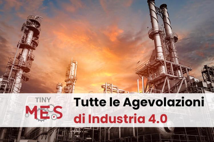 Agevolazioni fiscali di Industria 4.0 - Tiny-MES per il controllo produzione